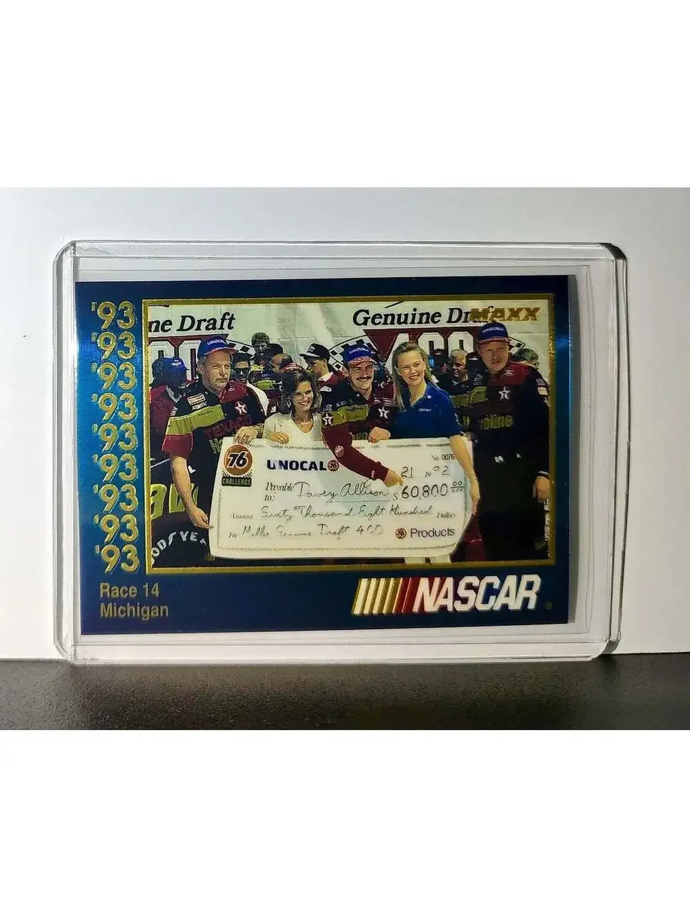 Race 14 Michigan YR 1993 Maxx Premier Plus Racing #193 NASCAR Card Robert Yates